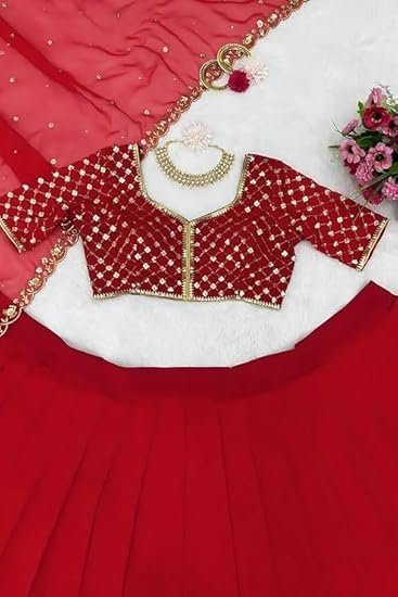 Indian Wedding Style Navratri Lehenga Choli For Women Party Wear with Dupatta.6 - Image 2