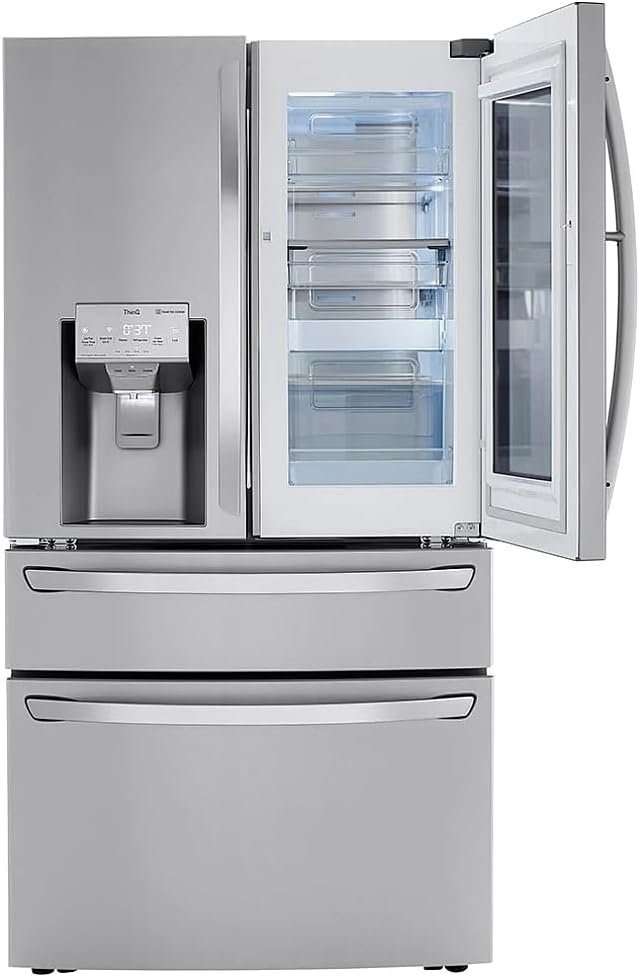 LG LRMVS3006S 30 CF 4-Door French Door InstaView DID Craft Ice ThinQ Full Convert - Image 6