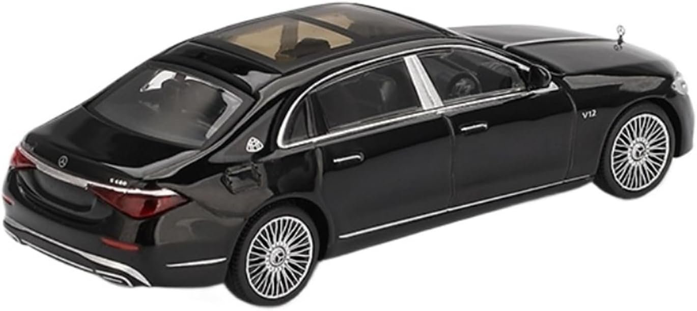 Miniature Display 1:64 Scale for Mercedes Maybach S680 Alloy Car Model Die Cast Kit Static Collection Ornaments Simulation Collection - Image 3