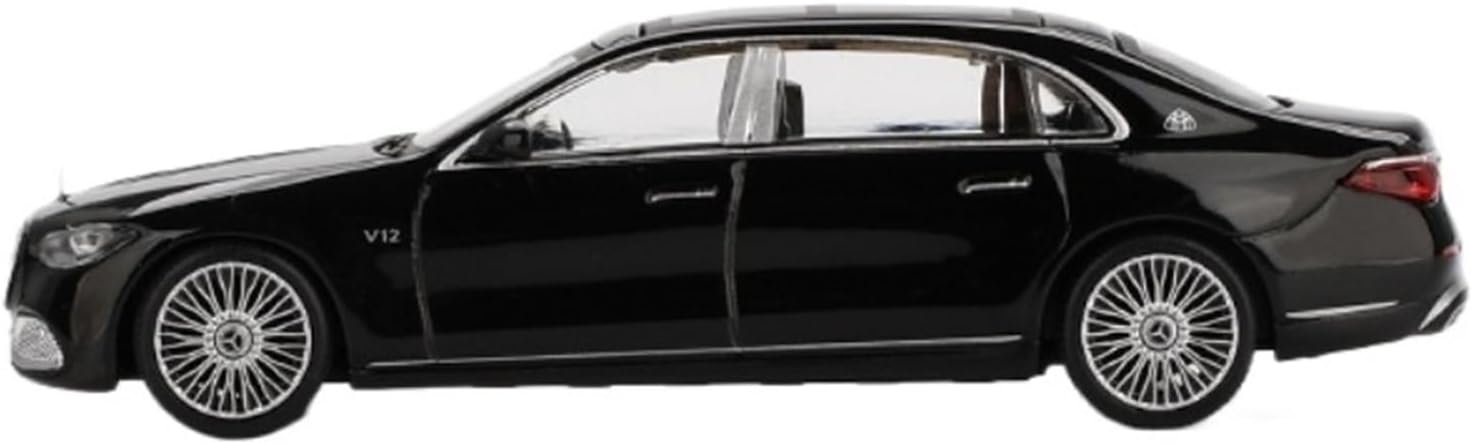 Miniature Display 1:64 Scale for Mercedes Maybach S680 Alloy Car Model Die Cast Kit Static Collection Ornaments Simulation Collection - Image 2