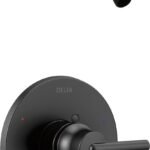 Delta Faucet Trinsic 14 Series Single-Function Shower Faucet Trim Kit, Matte Black T14259-BLLHD (Shower Head and Valve Sold Separately)