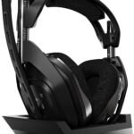 ASTRO Gaming A50 Wireless Headset with Base Station Gen 4, USB Radio Frequency, Unidirectional Microphone Headphones, Compatible with PS4, PS5, PC Windows, Mac, Black (Renewed)