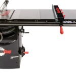 Professional 3HP Cabinet Saw with 52” Professional T-Glide Advance Rip Fence, Rails & Extension Table