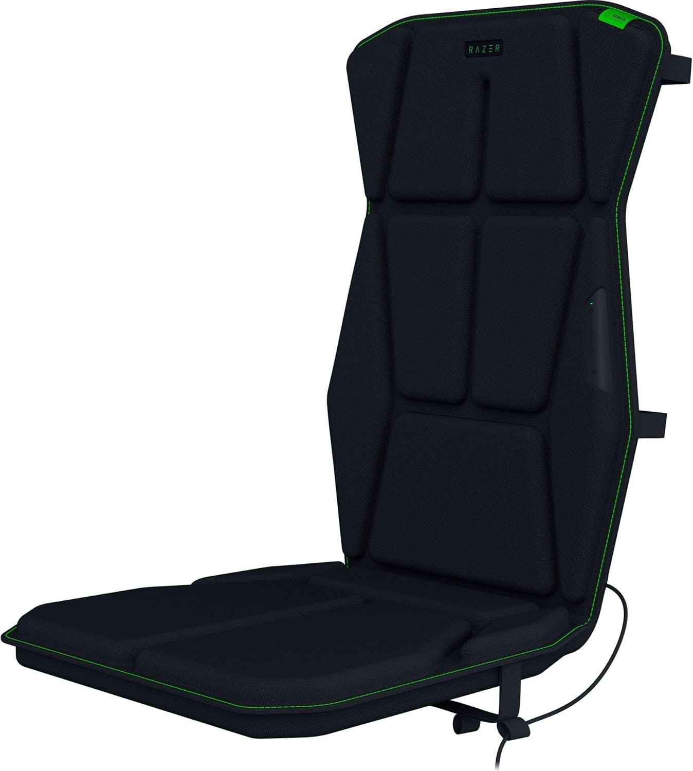 Razer Freyja HD Haptic Gaming Chair Cushion: Multi-Directional Haptics - Haptic EQ Customization via Razer Synapse - HyperSpeed Wireless & Bluetooth - Adjustable Strap for Universal Fit - Image 9
