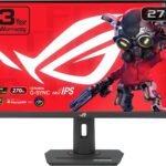 ASUS ROG Strix 27” 1440P USB-C HDR Gaming Monitor (XG27ACMG) - QHD (2560x1440), 270Hz, 1ms, Fast IPS, Extreme Low Motion Blur Sync, G-SYNC Compatible, DisplayWidget, Tripod Socket, 3 yr Warranty