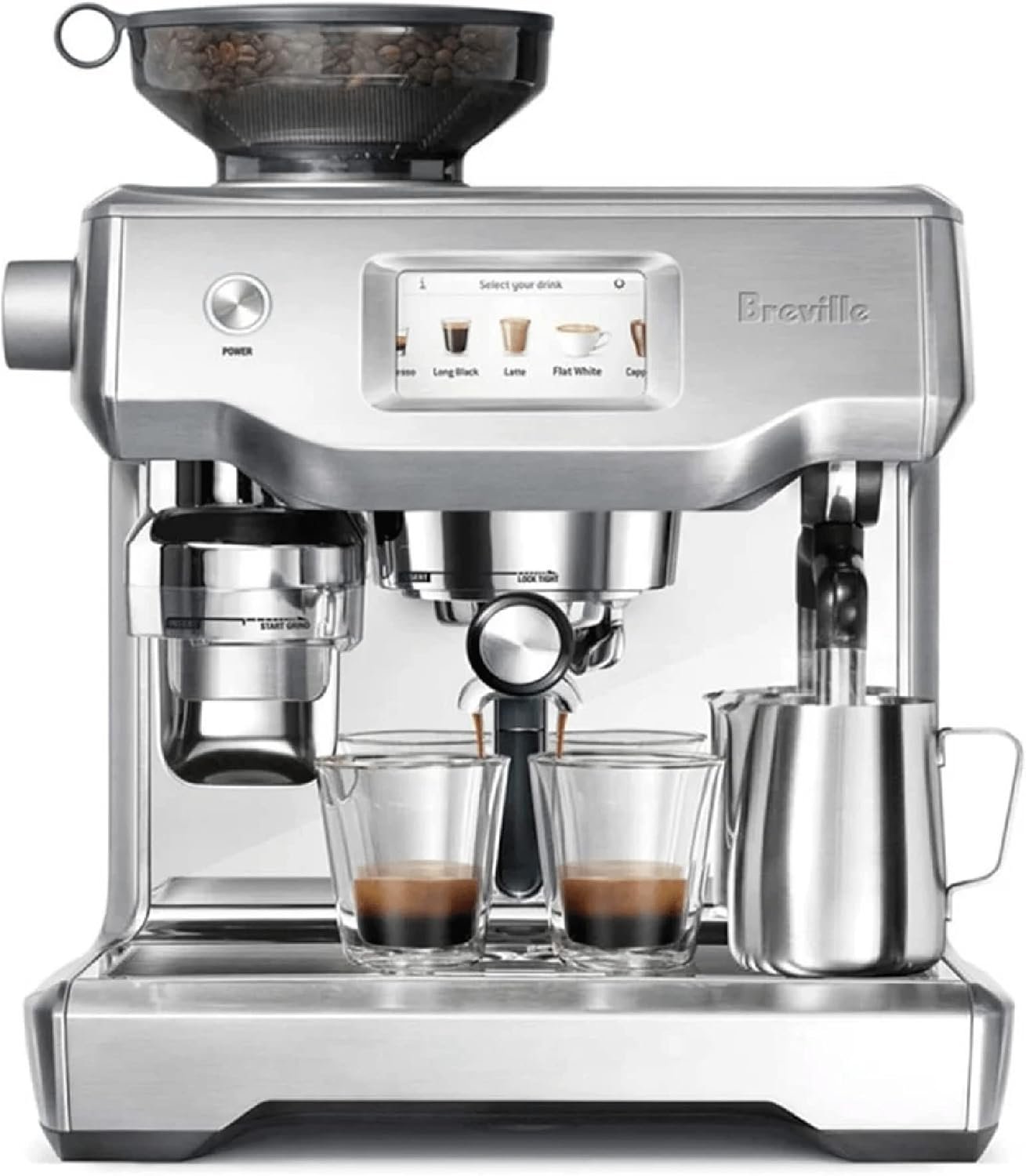 Breville Oracle Touch Espresso Machine BES990BSS, Brushed Stainless Steel