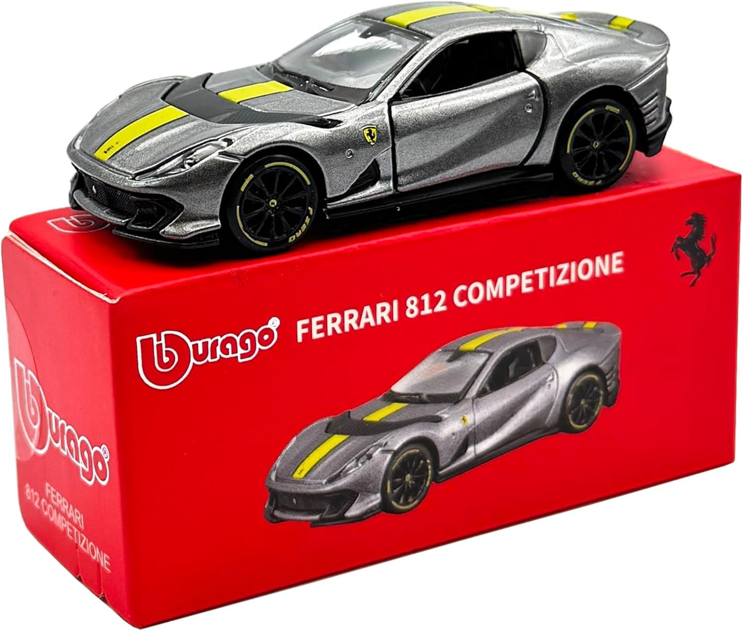 Bburago 1:64 Scale Ferrari Series Model Collection Race Diecast Metal Model Car (812 COMPETIZIONE)