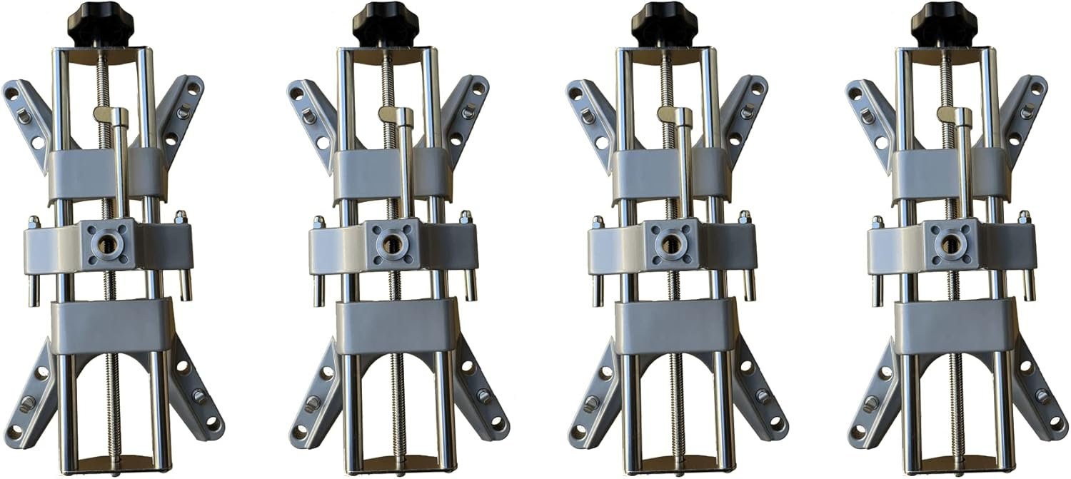 4PCS 11-25” Rims Car Wheel Aligner Clamp Tool Wheel Alignment Clamp for All Wheel Aligner Machines