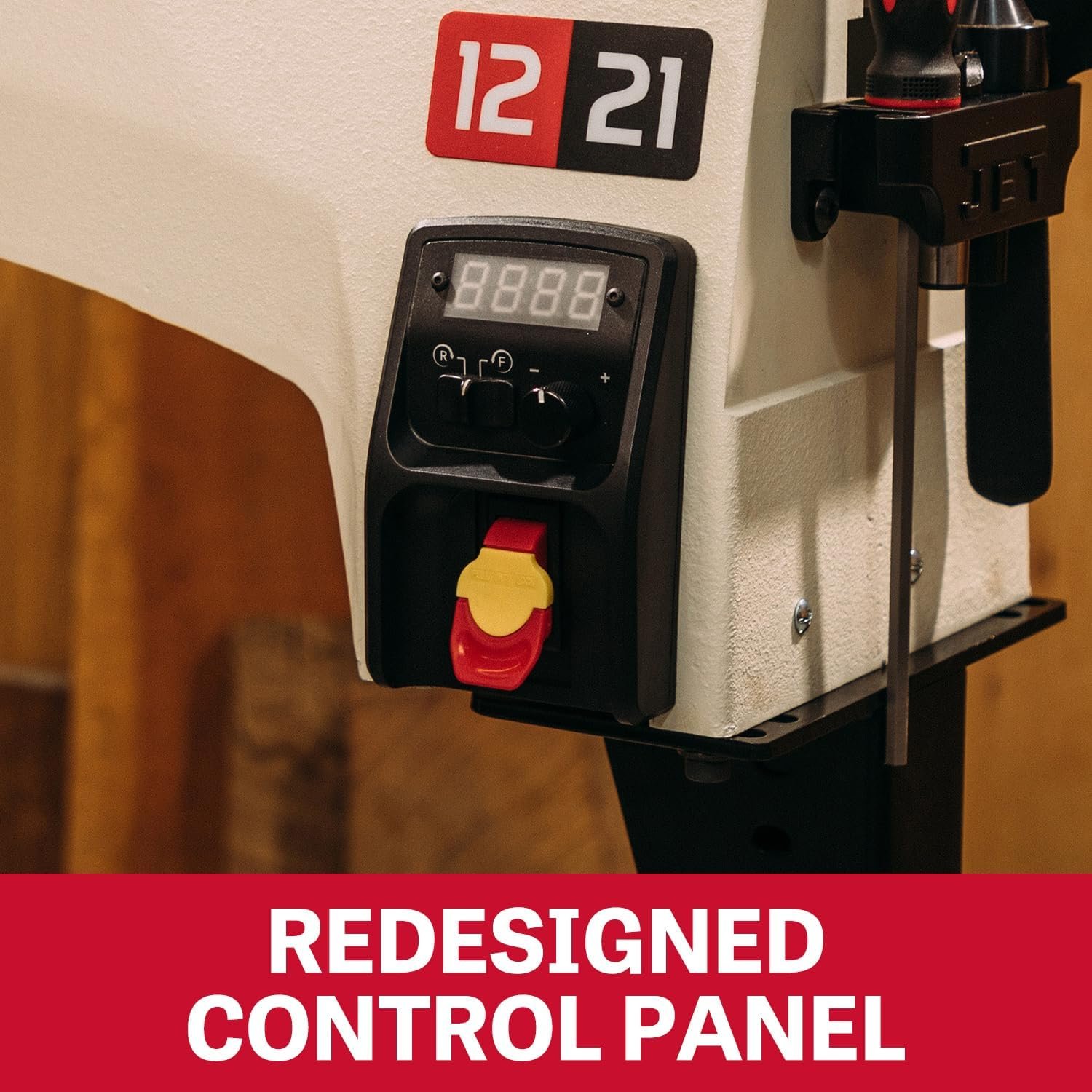 JET 12" x 21" Variable-Speed Woodworking Lathe, 1 HP, 115V 1Ph (JWL-1221VS) - Image 3