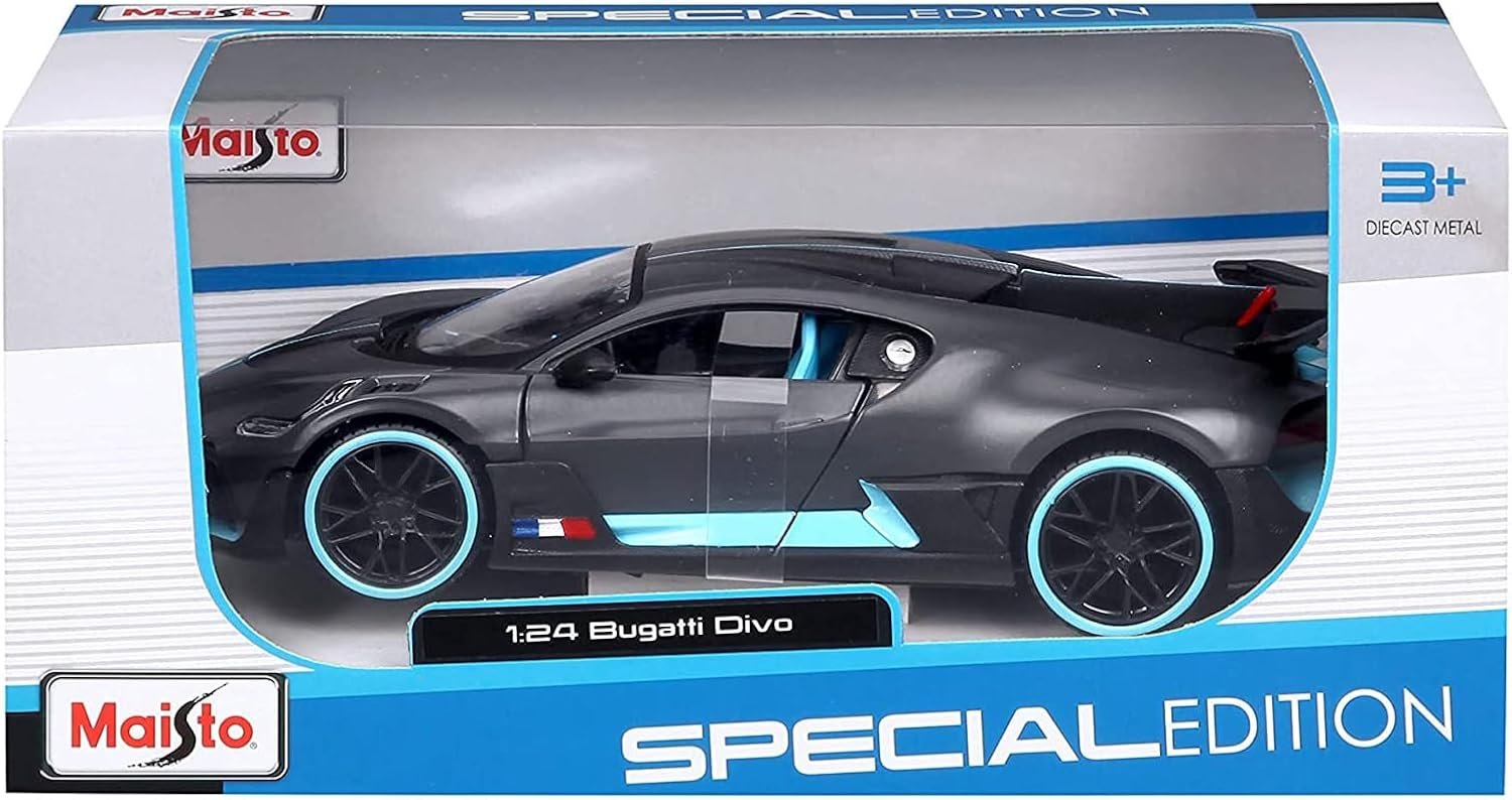 Maisto 1:24 Special Edition Bugatti DIVO, Darkgray - Image 10