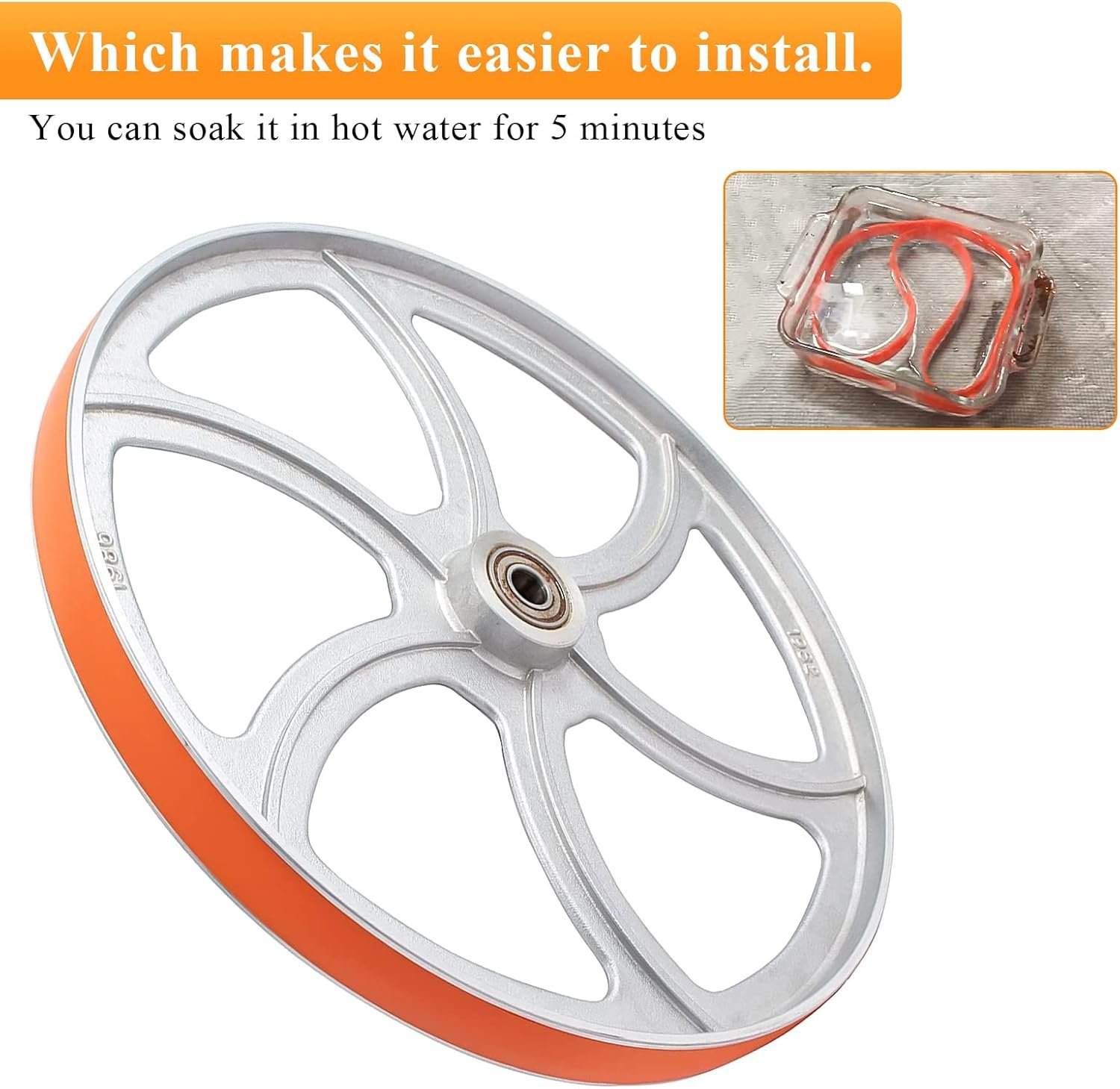 Upgrade Band Saw Urethane Tires - 14" x 1" x .095" (2 Pack) Compatible with Jet, Grizzly, and Powermatic Band Saws - Image 5