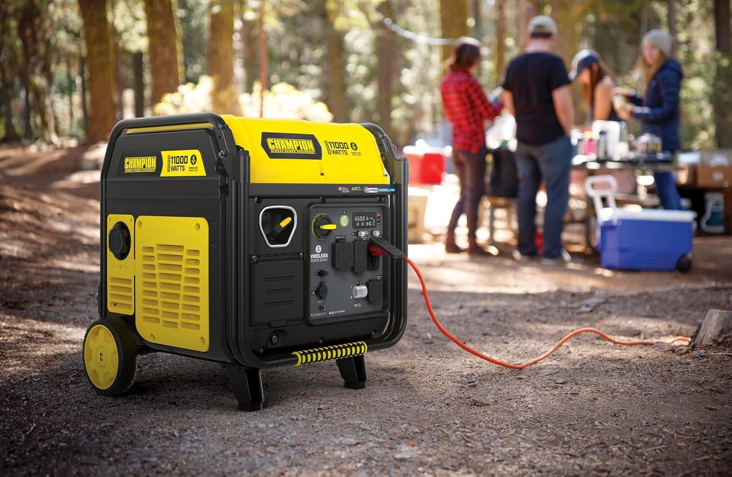 Champion Power Equipment 11,000-Watt Wireless Remote Start Home Backup Portable Inverter Generator with Quiet Technology and CO Shield - Image 12