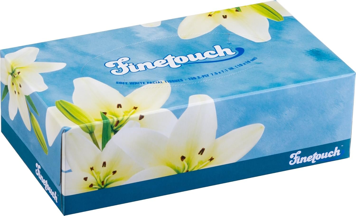 Finetouch 2-Ply Facial Tissues – 6 Boxes of 130 Soft Tissues (780 Total) – Strong & Gentle Tissue for Home, Office, or Travel Use - Image 8