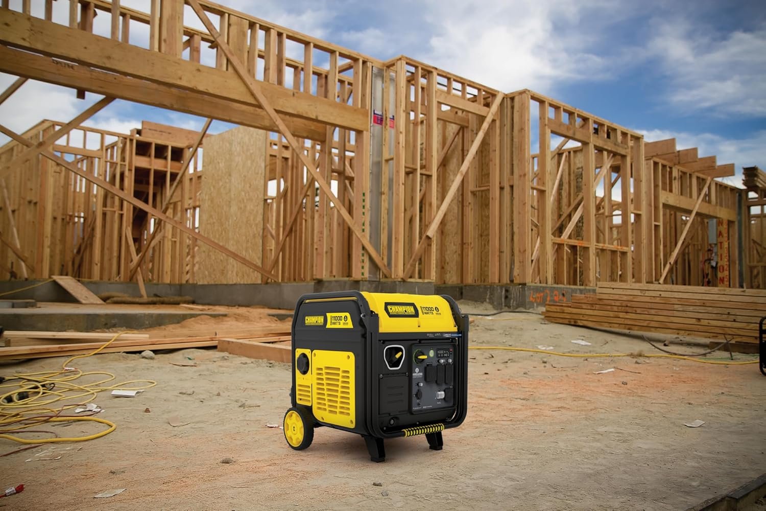 Champion Power Equipment 11,000-Watt Wireless Remote Start Home Backup Portable Inverter Generator with Quiet Technology and CO Shield - Image 14