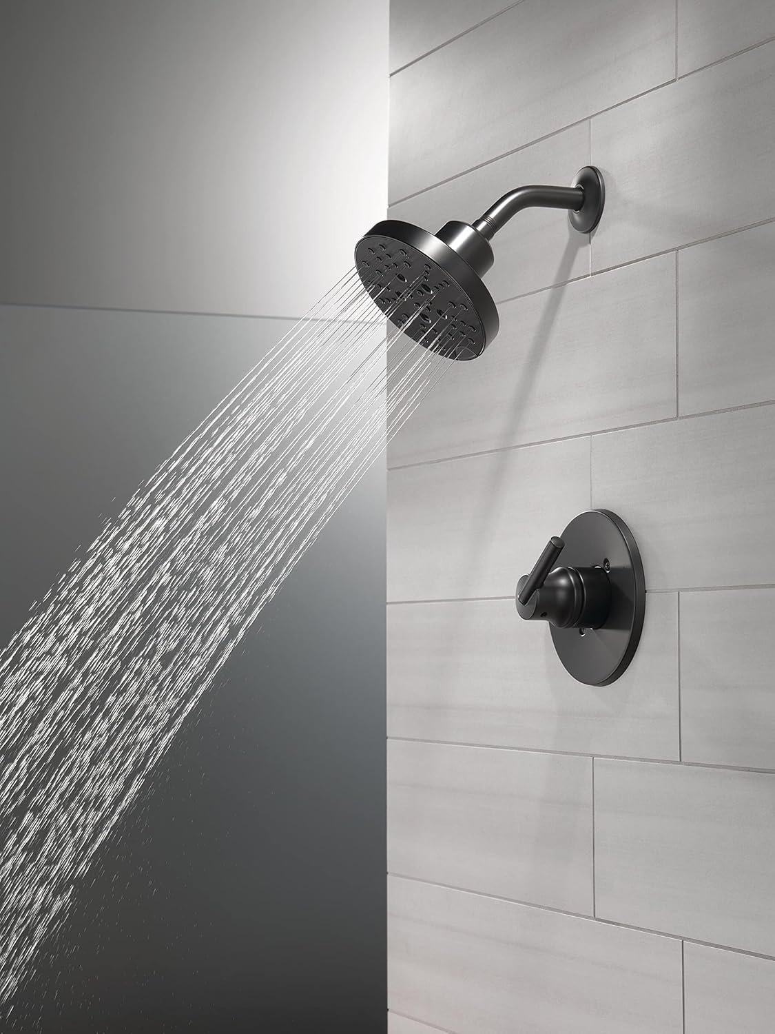 Delta Faucet Trinsic 14 Series Single-Function Shower Faucet Trim Kit, Matte Black T14259-BLLHD (Shower Head and Valve Sold Separately) - Image 2