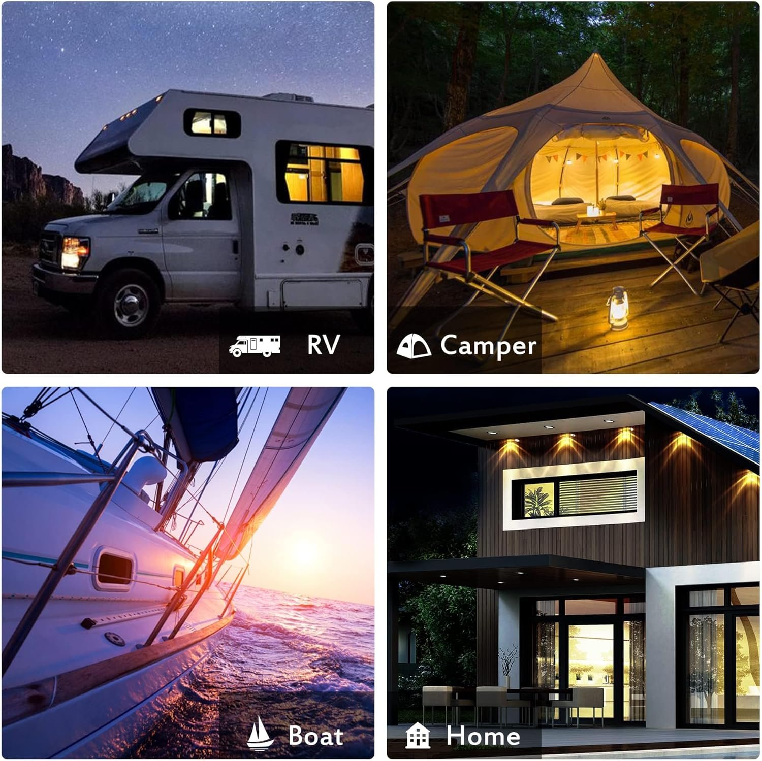 JJN Bifacial 200 Watt Solar Panel, 16BB N-Type 200W 12V 25% High Efficiency 200W Solar Panels, Monocrystalline Solar Module for RV Home Farm Trailer Camper Marine Off-Grid Solar System - Image 6