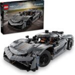 LEGO Technic Koenigsegg Jesko Absolut Grey Hypercar, Sports Car Building Set for Boys and Girls, Vehicle Racing for Kids, Buildable Model Kit, Sport Car Toy, Motor Enthusiasts’ Gift, 42173