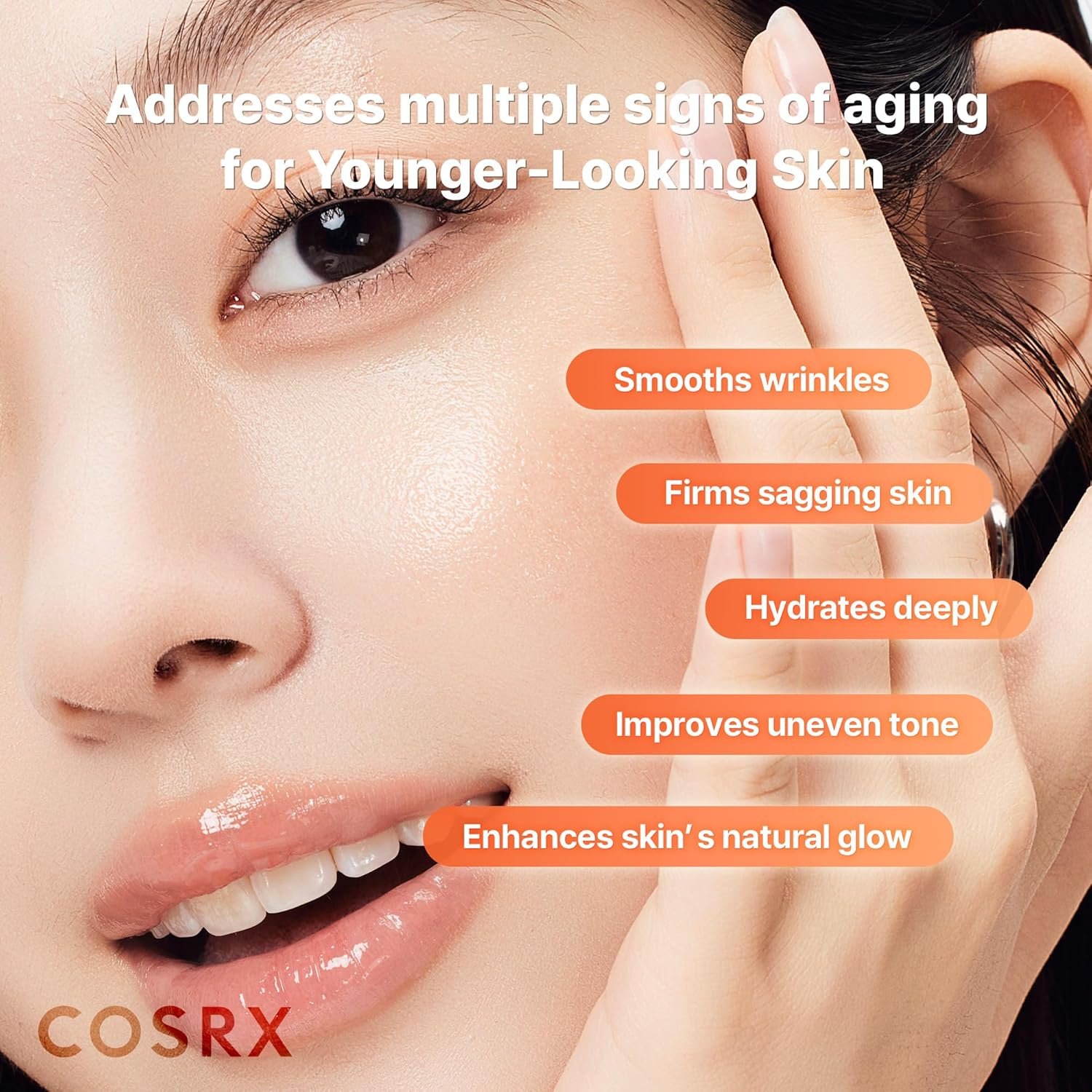 COSRX 5 PDRN Hyaluronic Acid Vital Hydrating Hydrogel Mask, Overnight Hydrogel Face Mask for Glass Glow Skin & Firming with Salmon DNA, Centella PDRN, Korean Skin Care (34g x 3ea) - Image 3