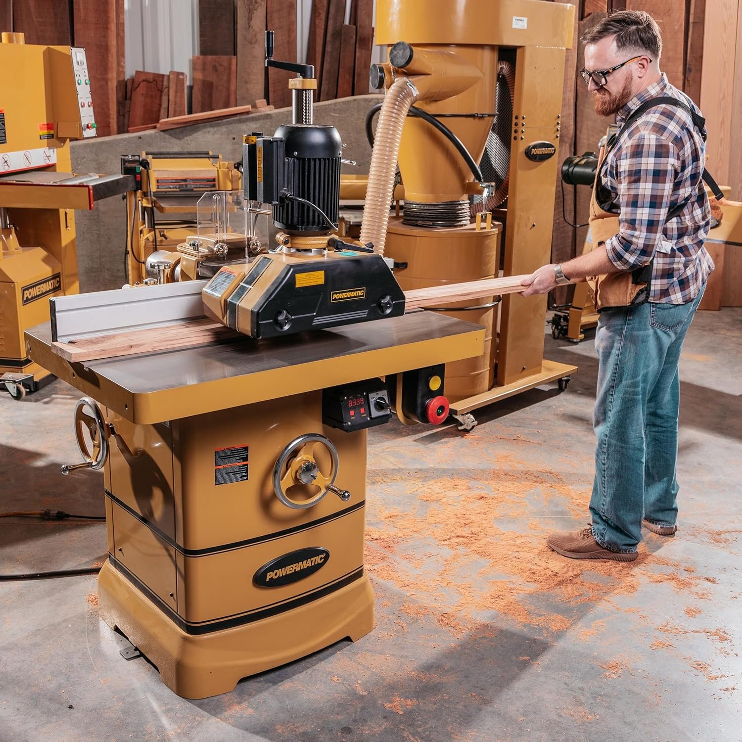 Powermatic 5-HP Spindle Shaper, 30" x 40" Table, 230V 1Ph (Model PM2700) - Image 9